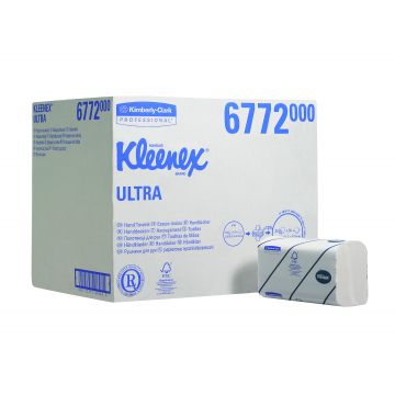 KLEENEX* Ultra Handdoeken Intergevouwen Groot 6772 Wit - Kimberly Clark
