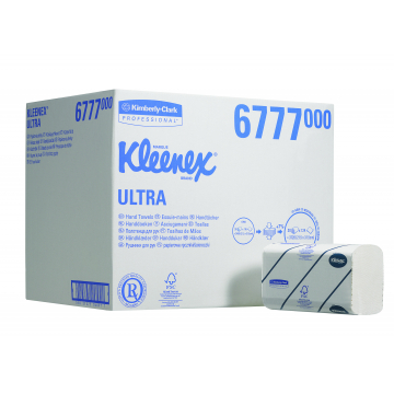 KLEENEX* Ultra Handdoeken Intergevouwen Medium 6777 Wit - Kimberly Clark