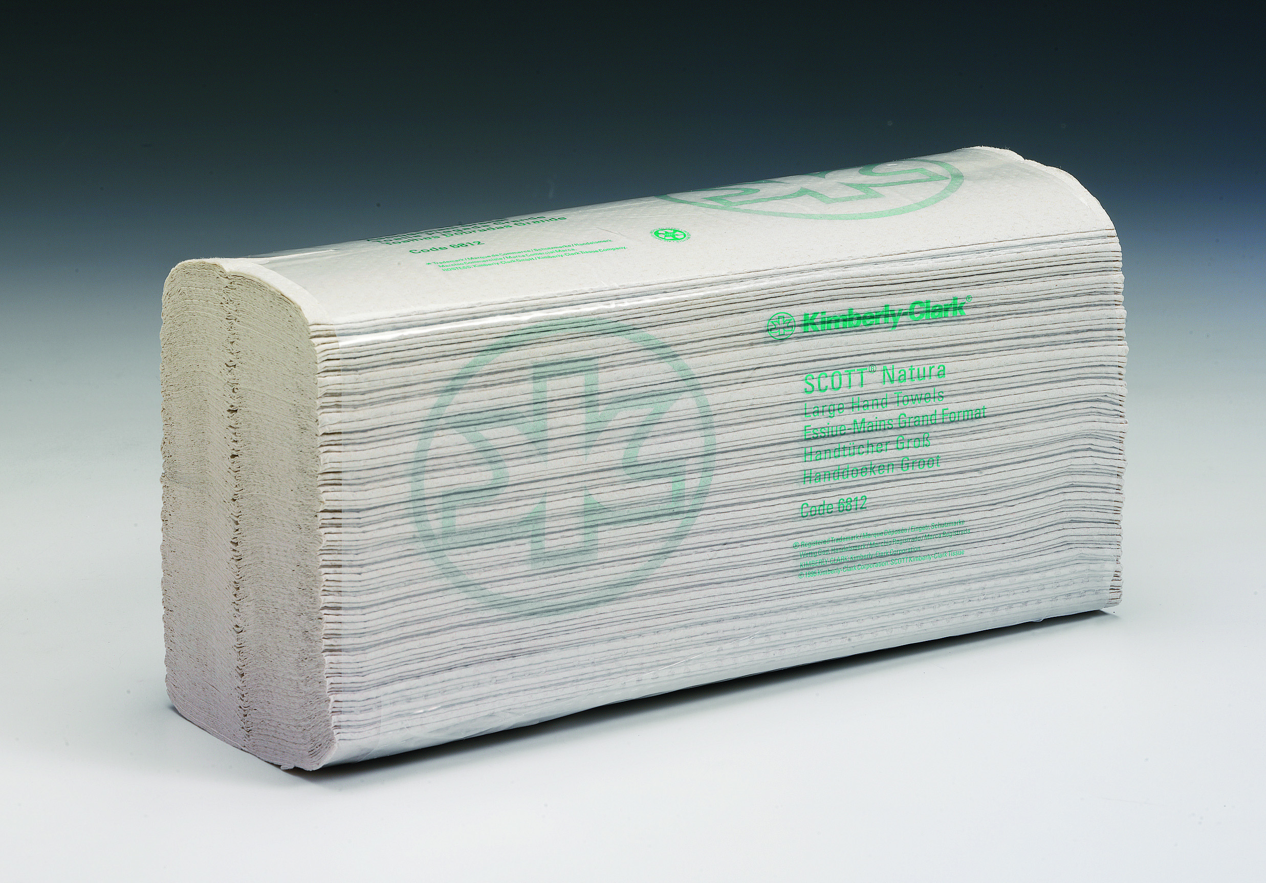 SCOTT* Natura Handdoeken C Gevouwen Groot 6812 Wit - Kimberly Clark