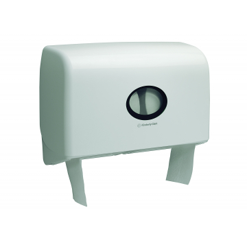 AQUARIUS* Toilettissue Dispenser Mini Jumbo Duo 6947 Wit - Kimberly Clark