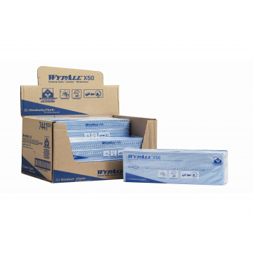 WYPALL* X50 Sopdoeken intergevouwen 7441 Blauw - Kimberly Clark