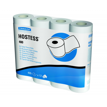 HOSTESS* Toilettissue Rollen Kleine Rollen 400 8627 Wit - Kimberly Clark