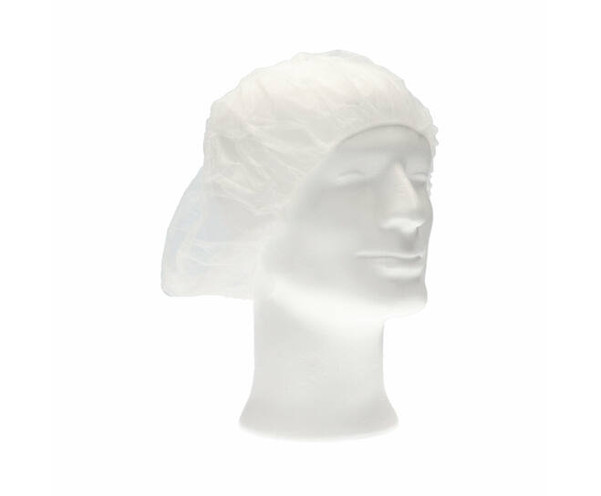 CMT Baret Non Woven PP Wit 50 CM (Bouffant CAP)
