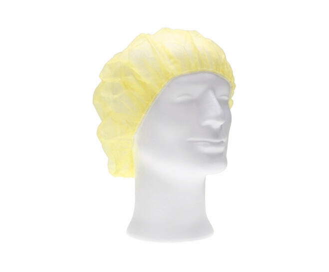 CMT Baret Non Woven PP Geel 50 CM (Bouffant CAP)