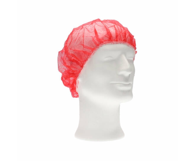CMT Baret Non Woven PP Rood 50 CM (Bouffant CAP)