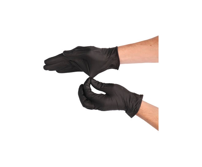 CMT Soft Nitril Handschoenen Poedervrij Zwart