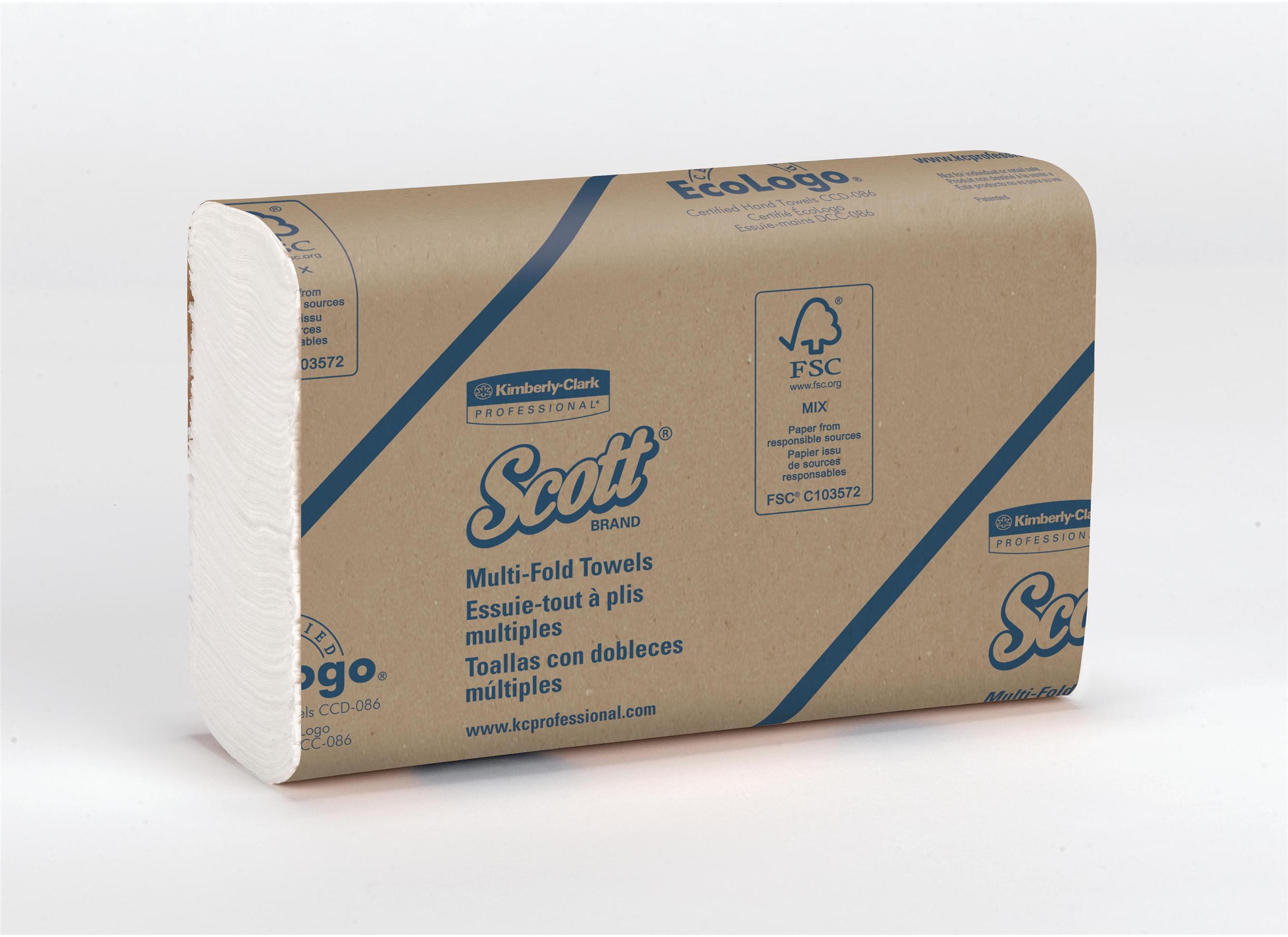 SCOTT* Handdoeken MultiFold Medium 1804 Wit - Kimberly Clark