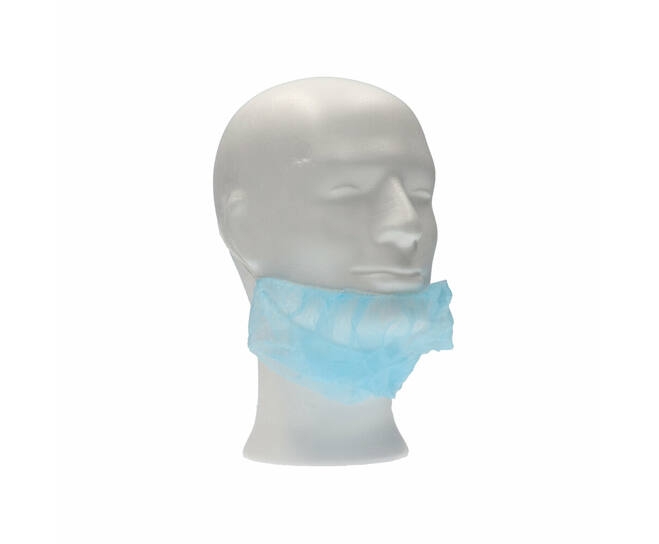 CMT pp Non Woven Baardmasker met 1 Elastiek Blauw 1000stuks