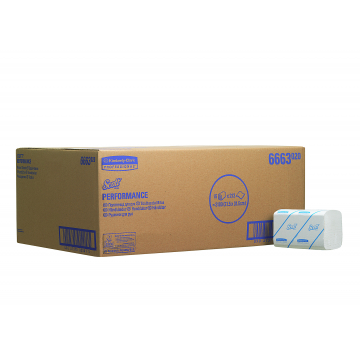 SCOTT* Performance Handdoeken Intergevouwen Medium 6663 Wit - Kimberly Clark