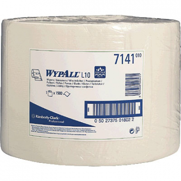 WYPALL* L10 Poetsdoeken Grote Rol 7141 Wit - Kimberly Clark