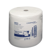 WYPALL* L40 Poetsdoeken Grote rol 7452 Wit - Kimberly Clark