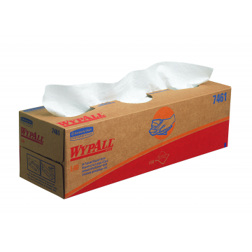 WYPALL* L40 Poetsdoeken Pop UP Doos 7461 Wit - Kimberly Clark