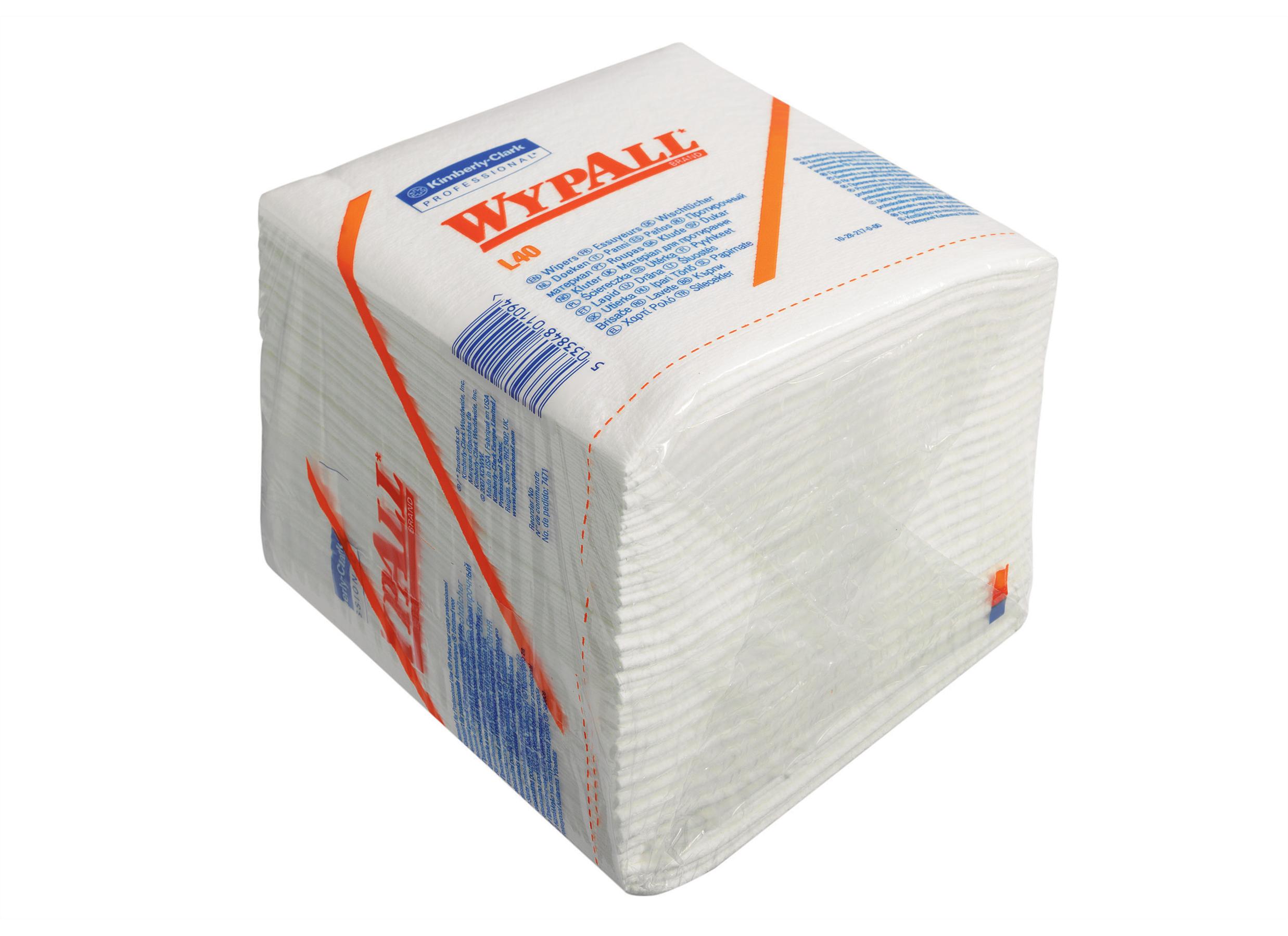 WYPALL* L40 Poetsdoeken Gevouwen 7471 Wit - Kimberly Clark