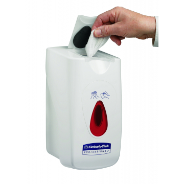 KIMBERLY-CLARK PROFESSIONAL* Poetsdoek Dispenser Kleine Rollen 7936 Wit - Kimberly Clark