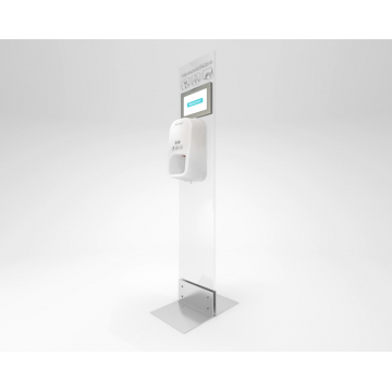 Steripower® Acryl vloerdisplay voor kunststof Steripower unit 80146 uitsparing voor I-pad of tablet 43480281