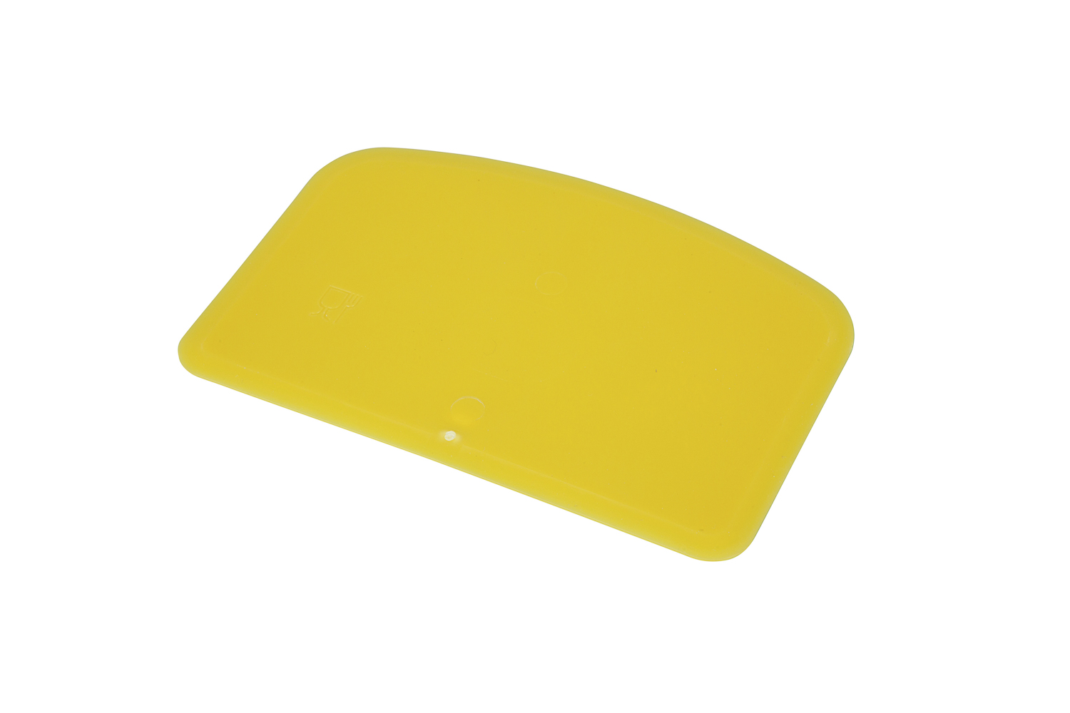 FBK HCS Deegschraper recht zonder gat 146x98mm polypropyleen