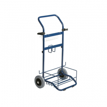 Trolley, blauwe poedercoating 9421