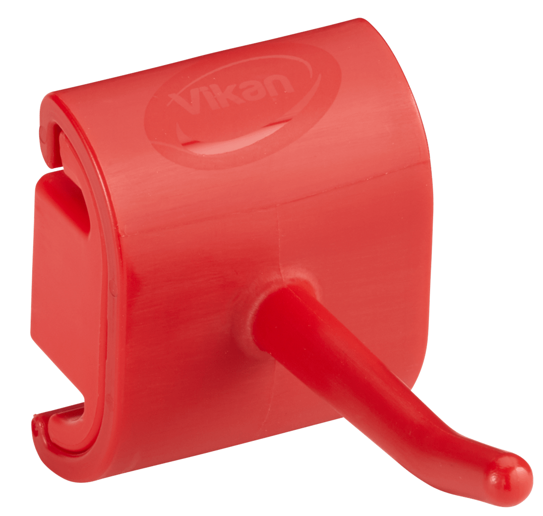 Vikan hygiënisch ophangsysteem enkele haak 10124 rood
