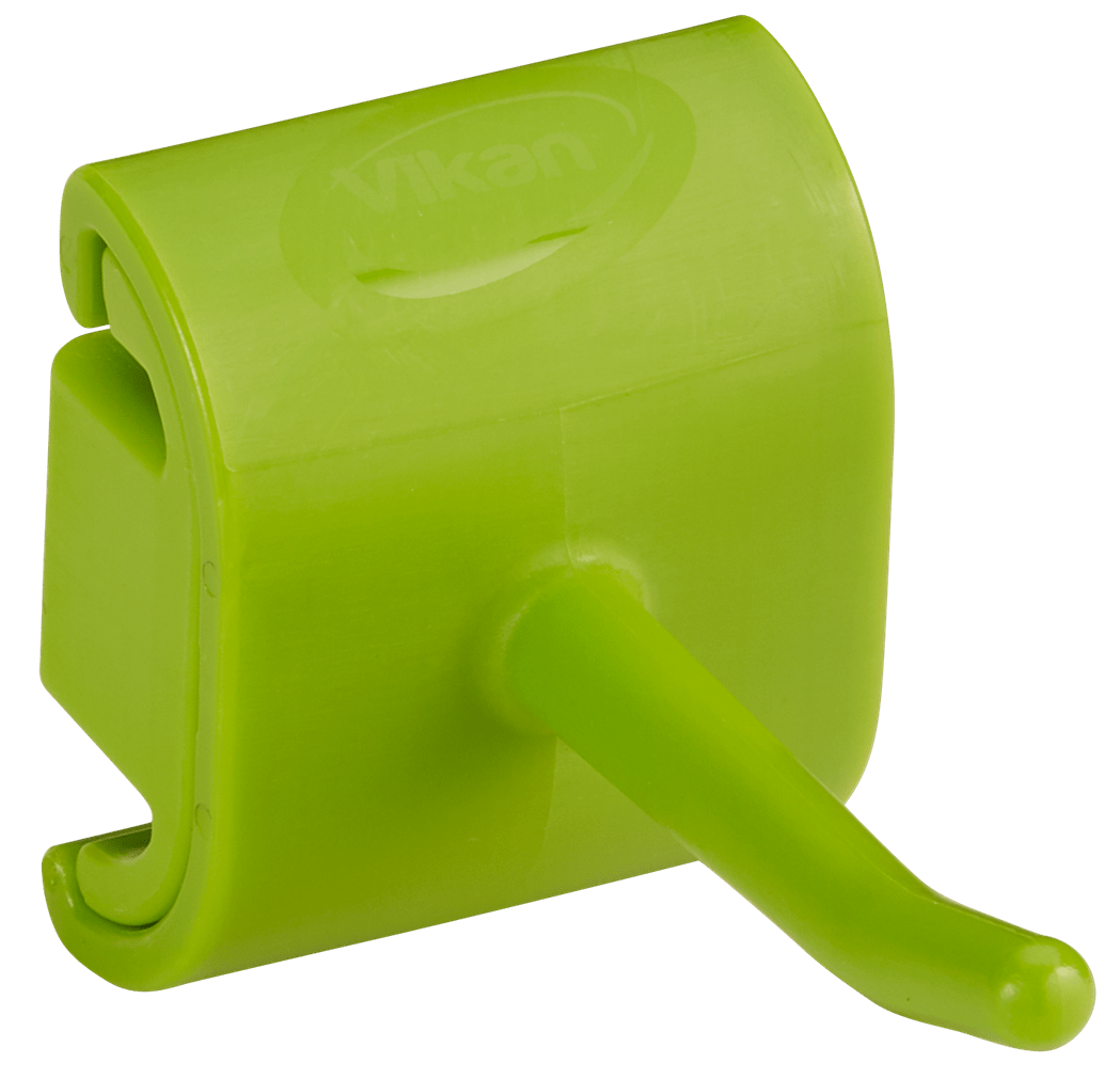 Vikan hygiënisch ophangsysteem enkele haak 101277 limoen groen