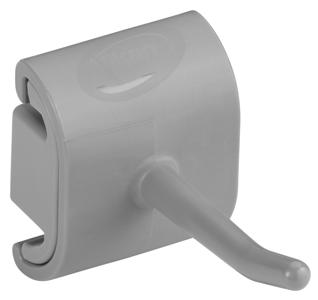 Vikan hygiënisch ophangsysteem enkele haak 101288 grijs