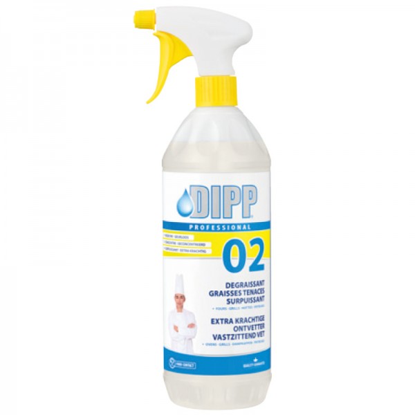 Dipp 02 Extra krachtige ontvetter 1L Spray