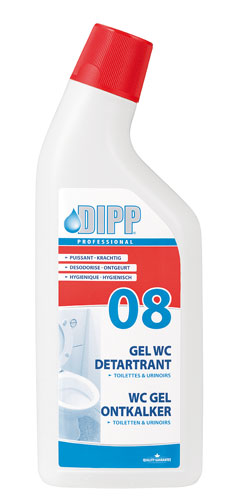 Dipp 08 WC gel ontkalker 750ml