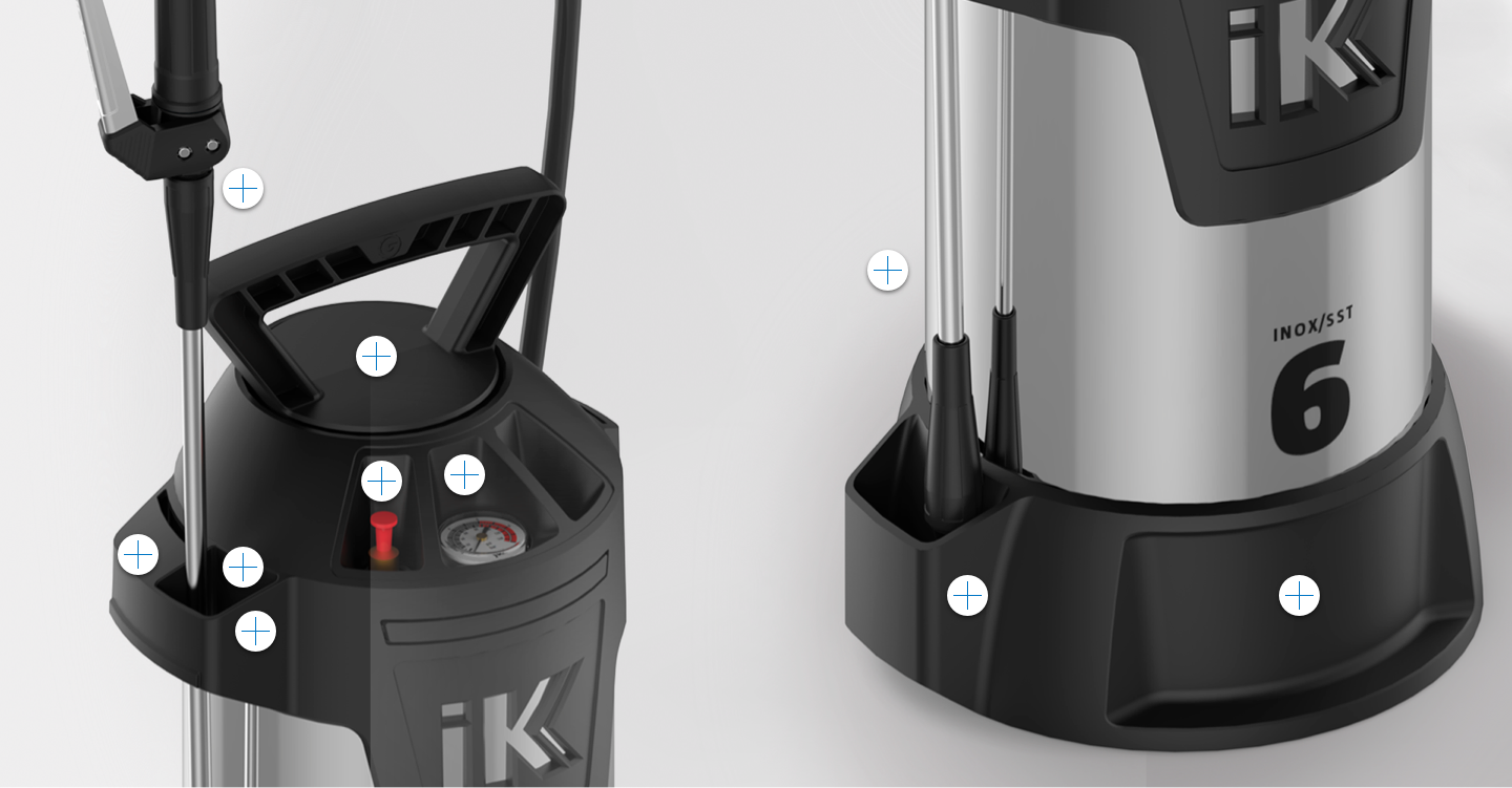 IK RVS INOX 6 Sprayer 6 liter