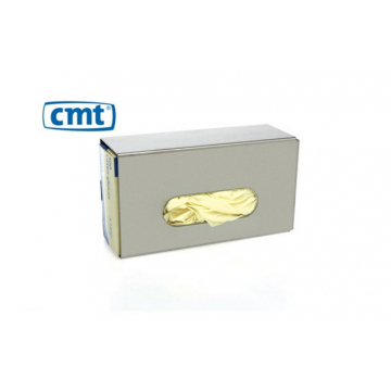 RVS wandhouder voor 1 doosje CMT doosje