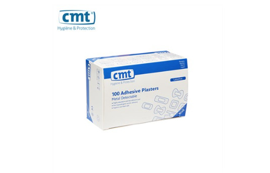 CMT hygiënische detectiepleisters Blauw 38x38mm